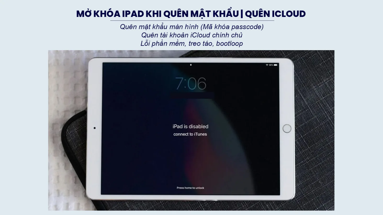 Mở Khóa iPad Phường An Khánh Lấy Ngay | Nam Long Phụ Kiện
