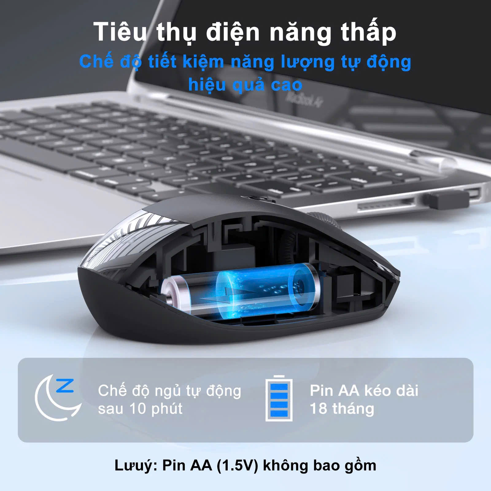 Chuột không dây Bluetooth 1Hora RAT001