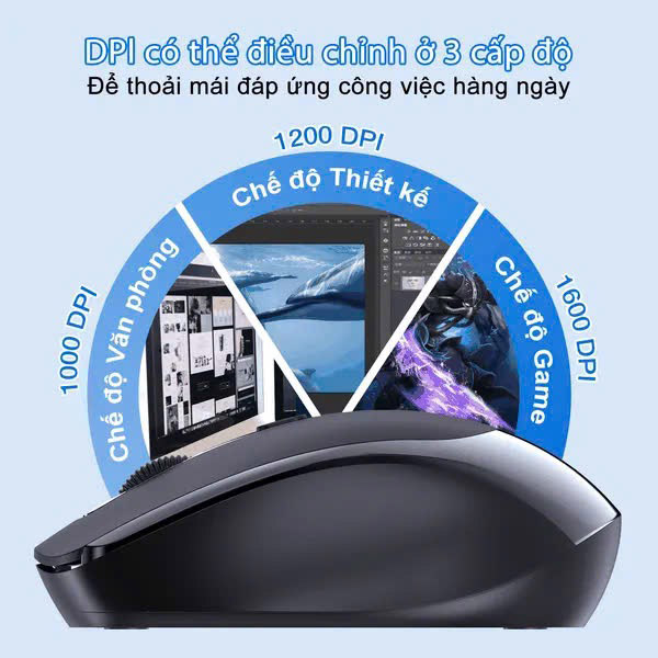 Chuột không dây Bluetooth 1Hora RAT001