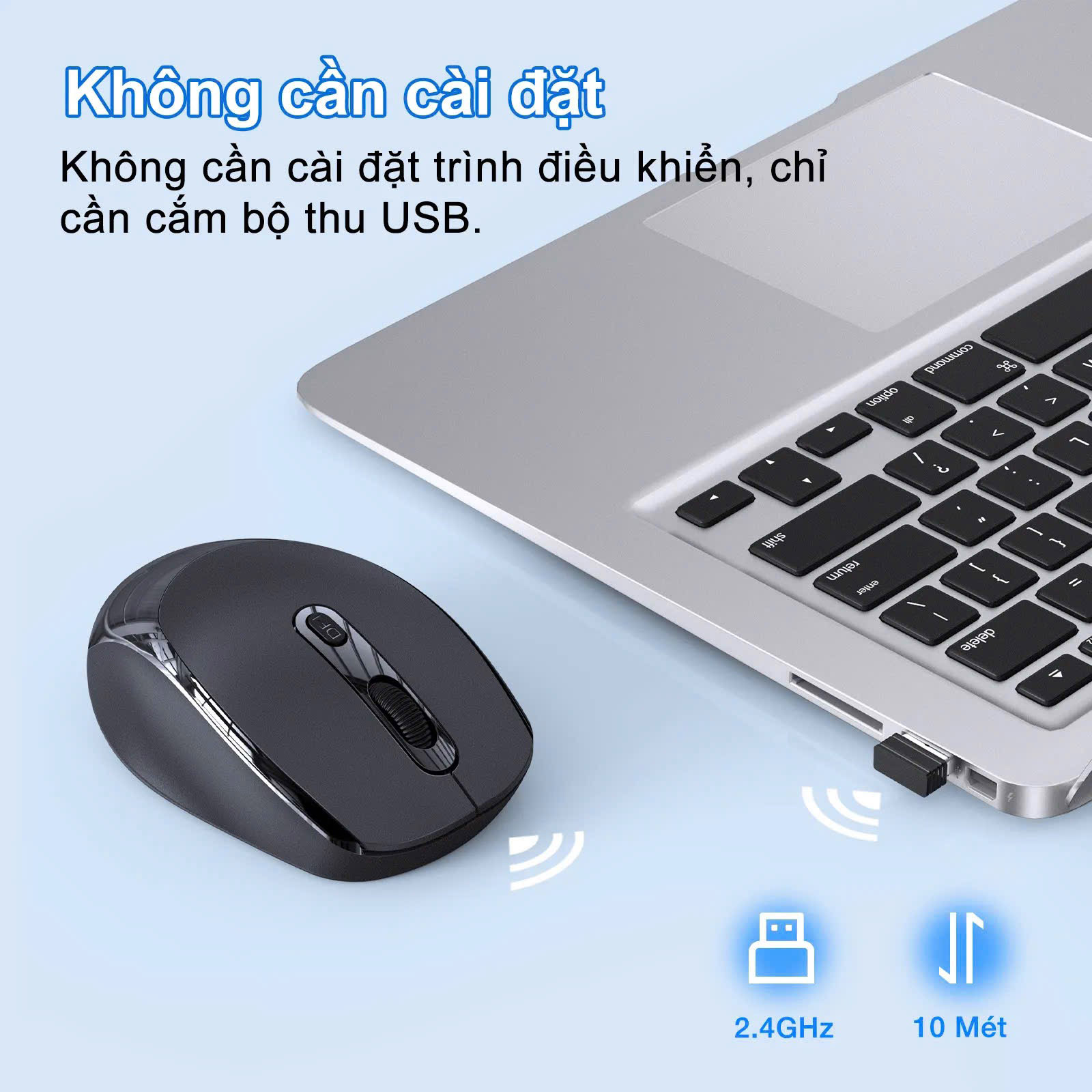Chuột không dây Bluetooth 1Hora RAT001