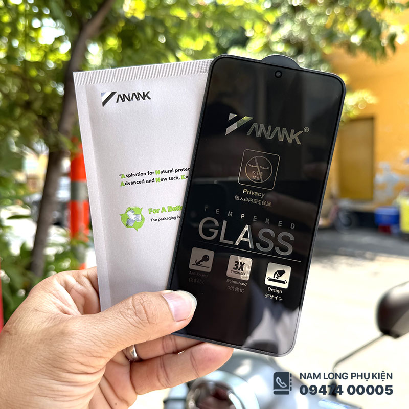 Dán Cường Lực Samsung S25, S25+, S25 Ultra Anank Privacy Bảo Mật