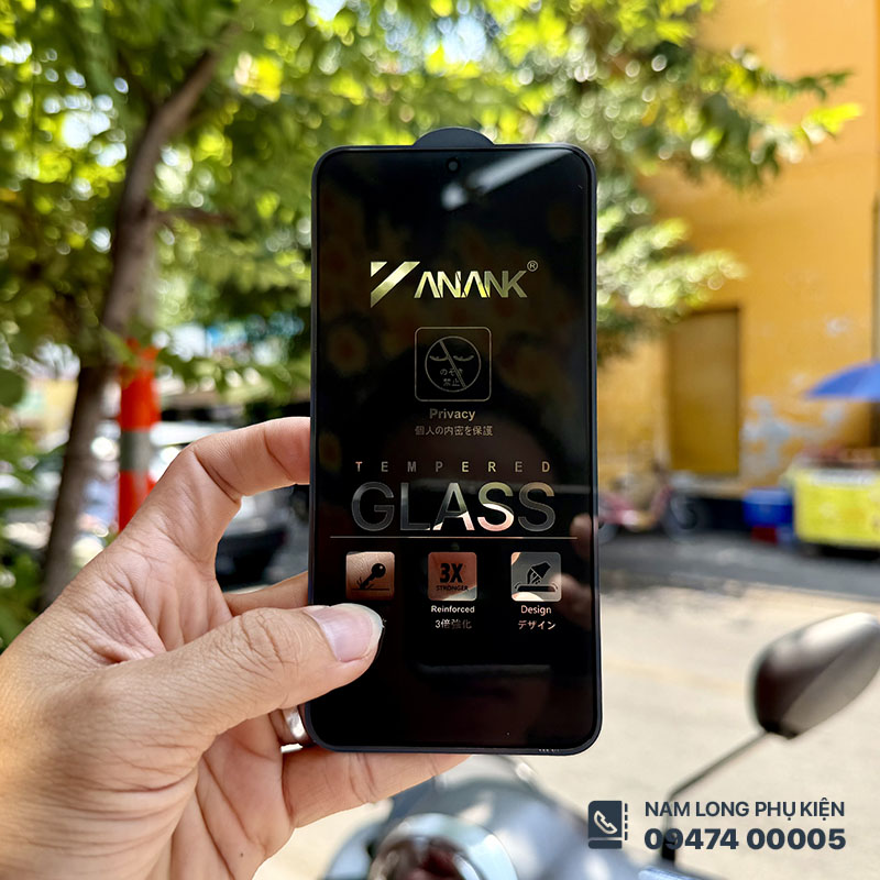 Dán Cường Lực Samsung S25, S25+, S25 Ultra Anank Privacy Bảo Mật