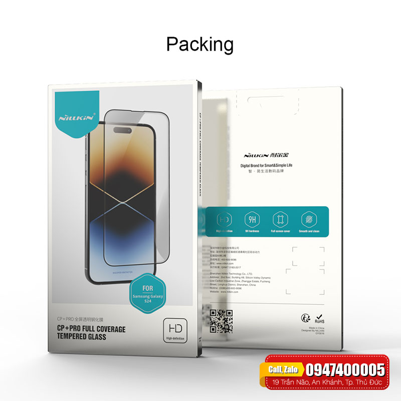 Cường lực Galaxy S24 Nillkin Cp+pro chính hãng