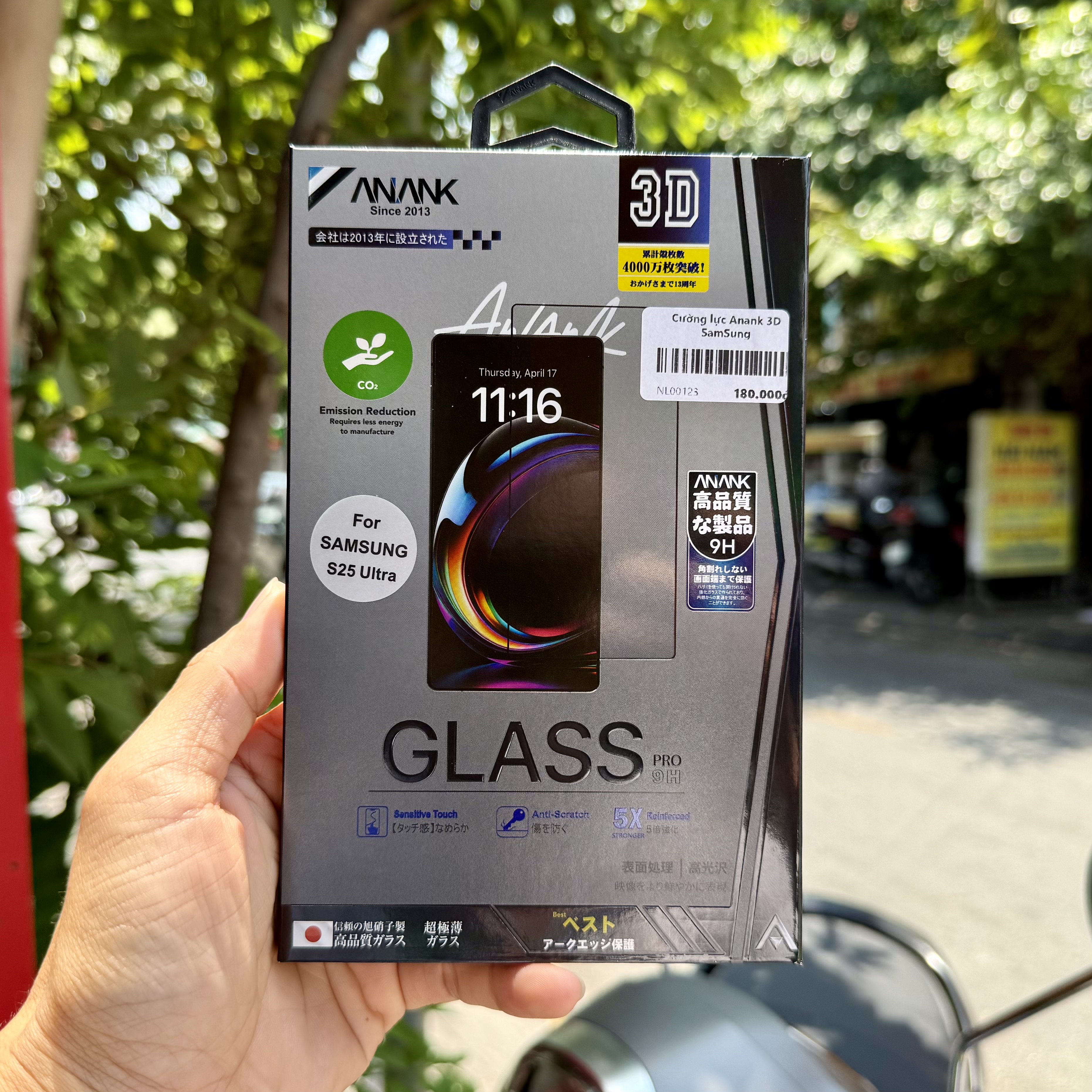 Cường lực Galaxy S25 Ultra trong suốt Anank