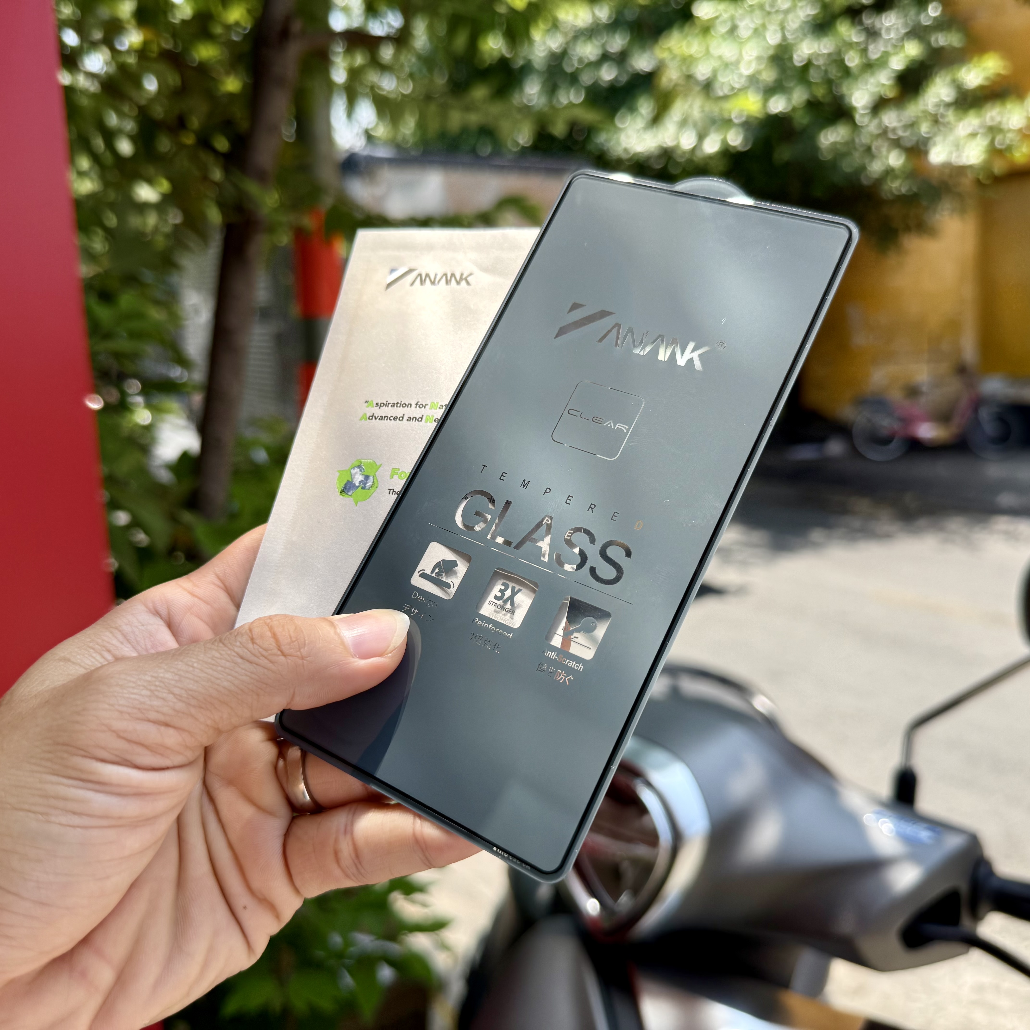 Cường lực Galaxy S25 Ultra trong suốt Anank