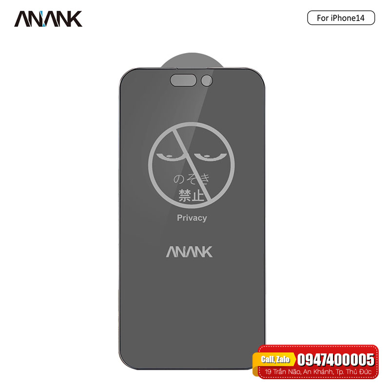 Cường lực ANANK chống nhìn trộm cho iPhone 14 series