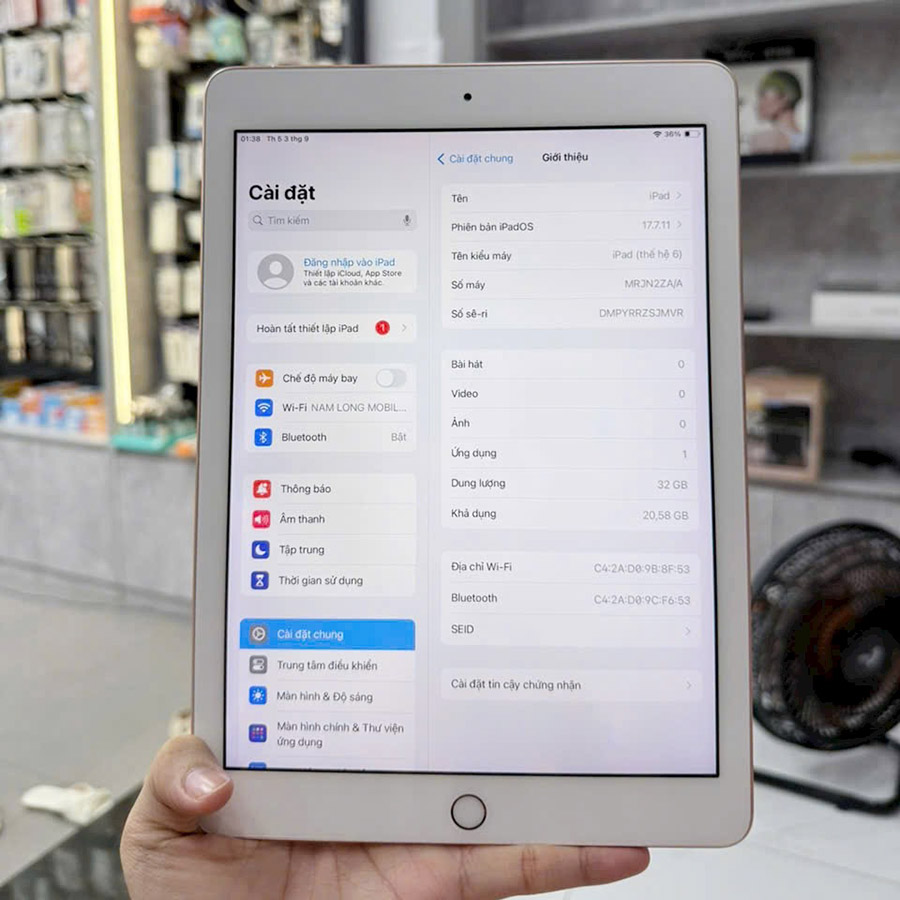iPad Gen 6 32GB Hồng Gold Wifi Chính Hãng Giá Rẻ
