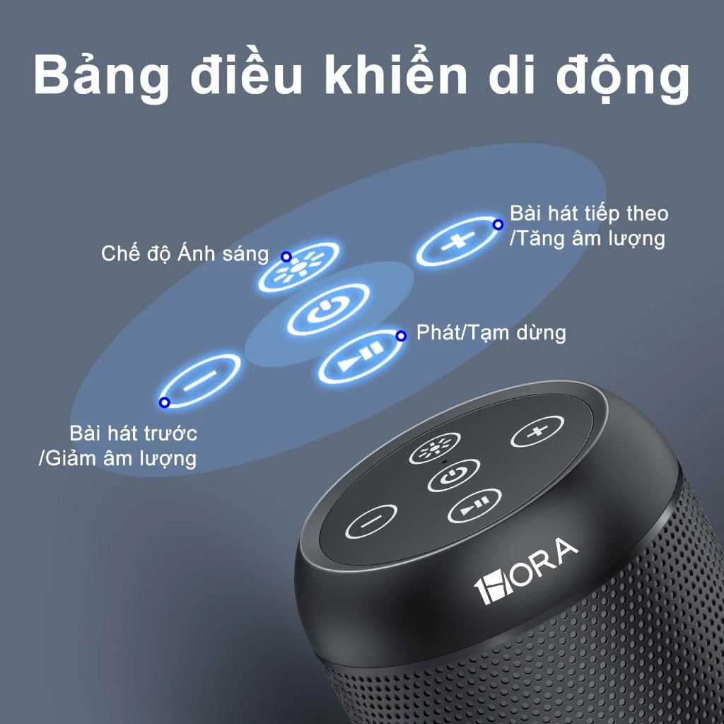 Loa Bluetooth 1HORA Bass Lớn Công Suất 10W Pin Trâu 2400mAh