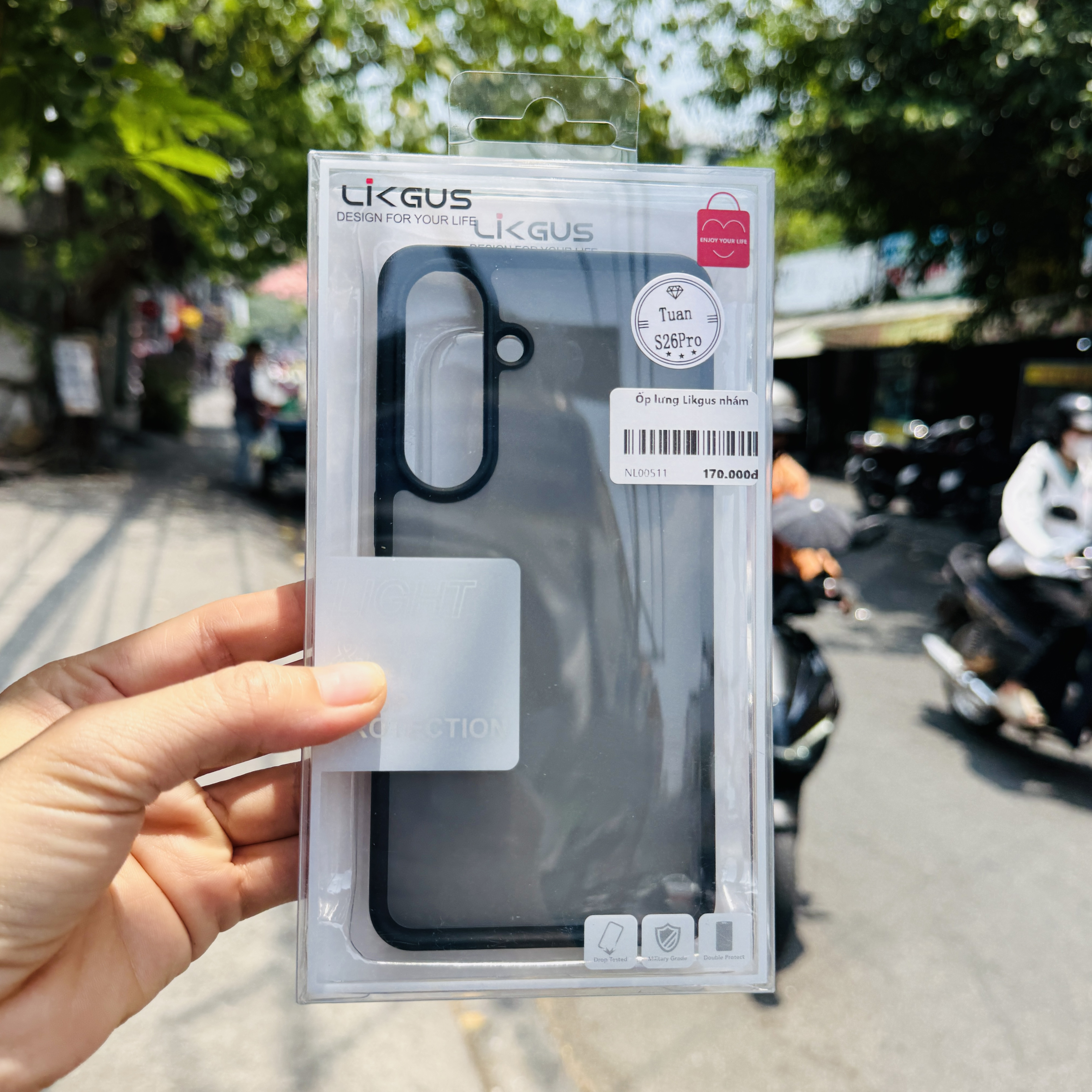 Ốp lưng Galaxy S26 Plus Likgus nhám