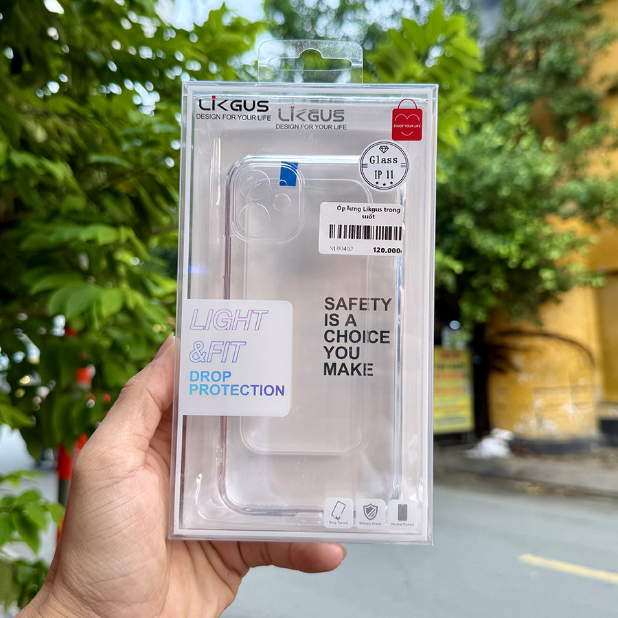 Ốp lưng iPhone 11/11 Pro/11 Pro Max Likgus trong suốt