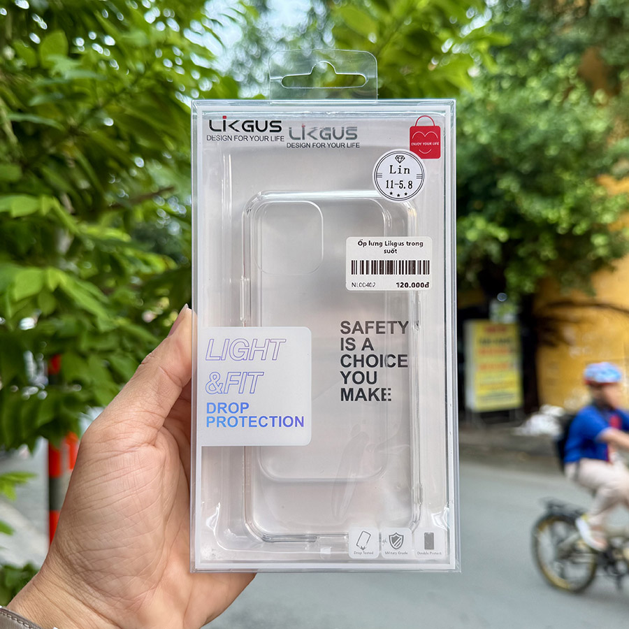 Ốp lưng iPhone 11/11 Pro/11 Pro Max Likgus trong suốt