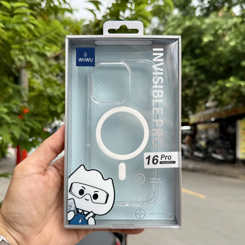 Ốp Lưng iPhone 16 Pro WiWU (YXK-207) MagSafe Trong Cứng Chính Hãng Giá Tốt