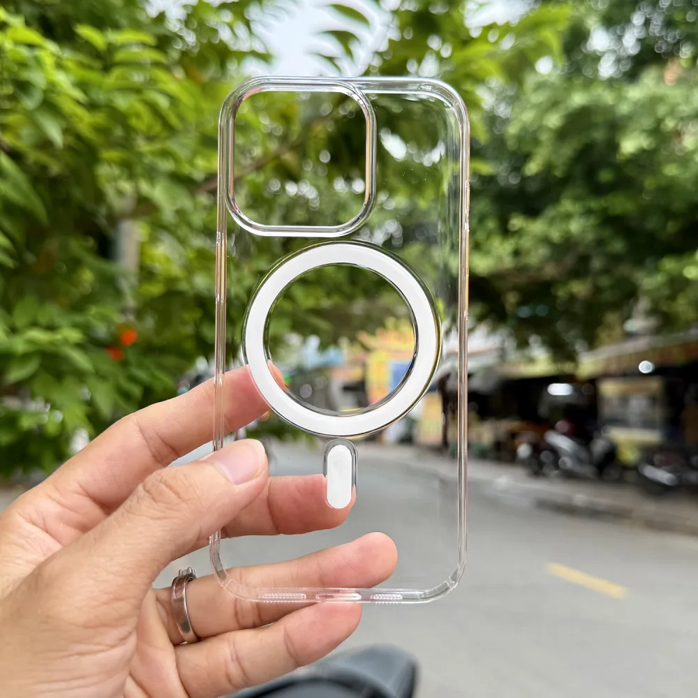 Ốp Lưng iPhone 16 Pro WiWU (YXK-207) MagSafe Trong Cứng Chính Hãng Giá Tốt