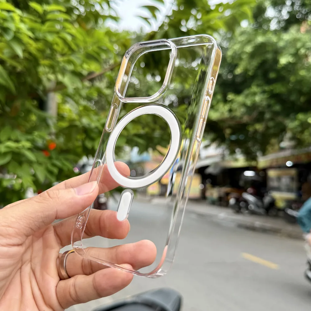 Ốp Lưng iPhone 16 Pro WiWU (YXK-207) MagSafe Trong Cứng Chính Hãng Giá Tốt