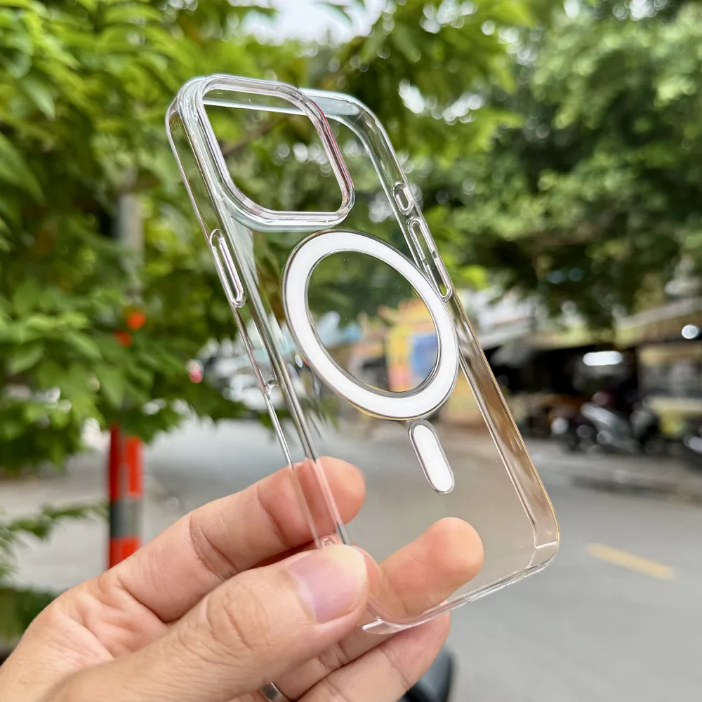 Ốp Lưng iPhone 16 Pro WiWU (YXK-207) MagSafe Trong Cứng Chính Hãng Giá Tốt