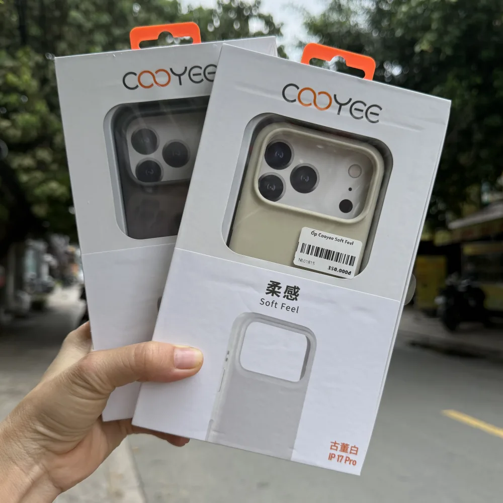Ốp lưng iPhone 18 Pro Cooyee Soft Feel TPHCM