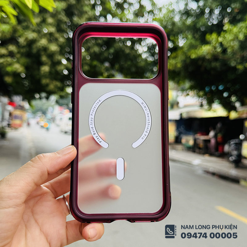 Ốp lưng iPhone 17 Pro Max/ 18 pro Max WiWU AEROSHIELD PRO AS-202 20FT