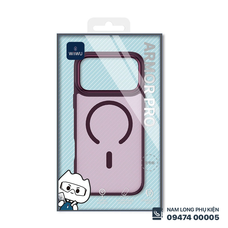 Ốp lưng iPhone 17 Pro Max/ 18 Pro Max WiWU FGG-012