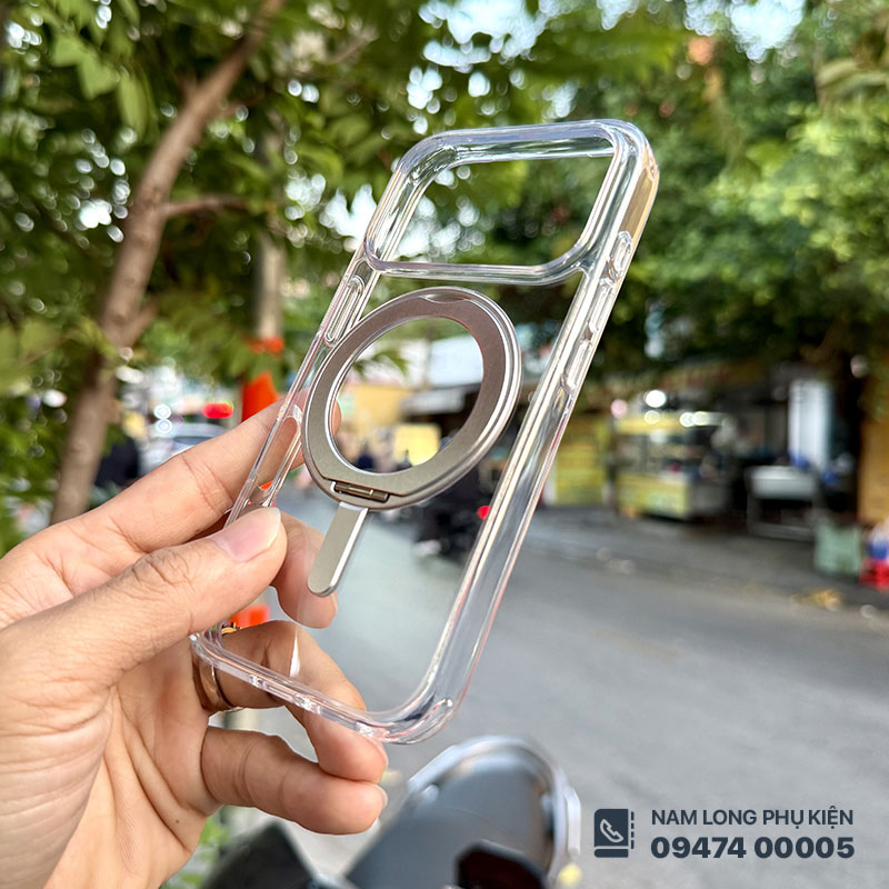 Ốp lưng iPhone 17 Pro/ 18 Pro WiWU iShield Ultra kệ