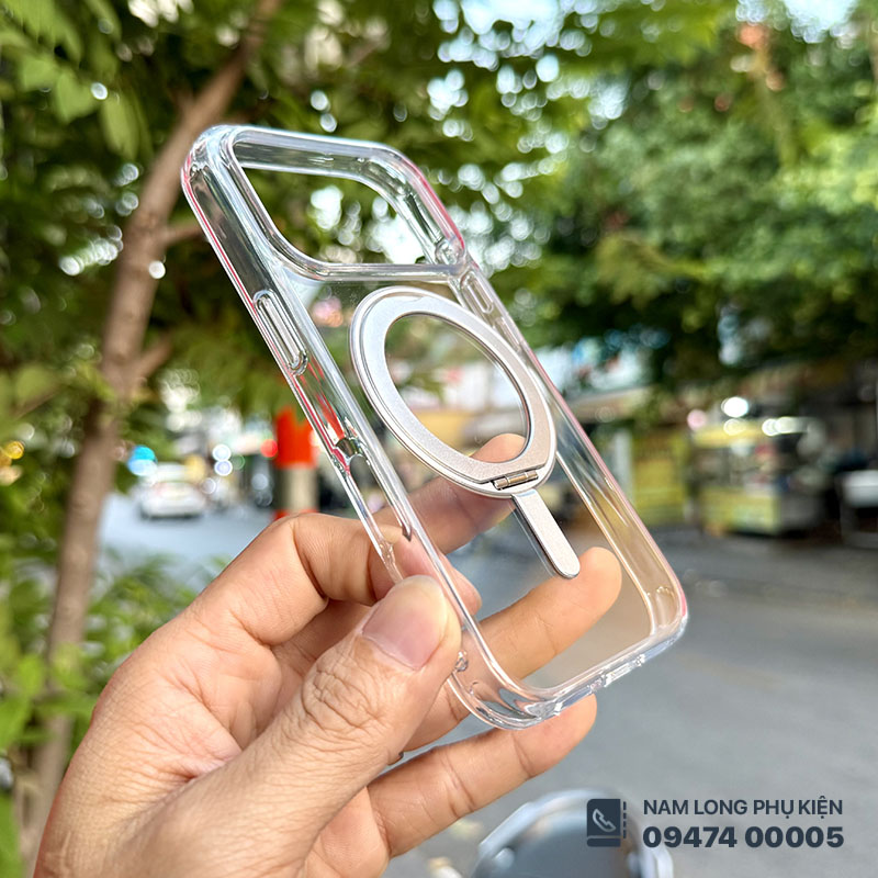 Ốp lưng iPhone 17 Pro/ 18 Pro WiWU iShield Ultra kệ