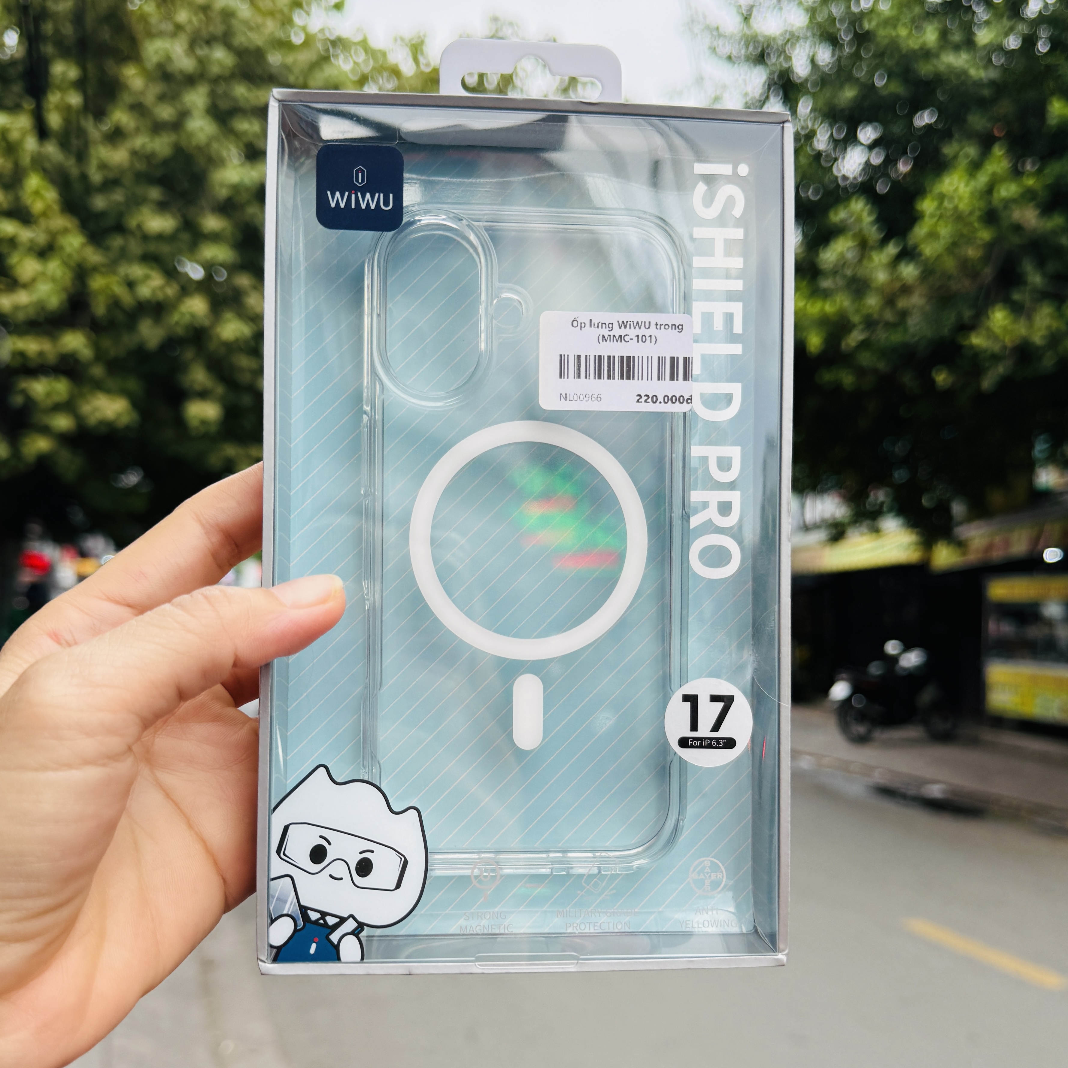 Ốp lưng iPhone 17 WiWU iShield Pro MMC-101
