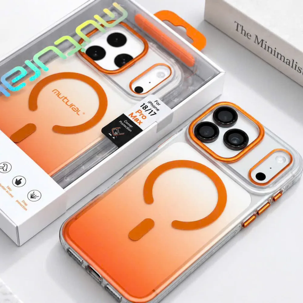 Ốp lưng iPhone 17 Pro Max cam