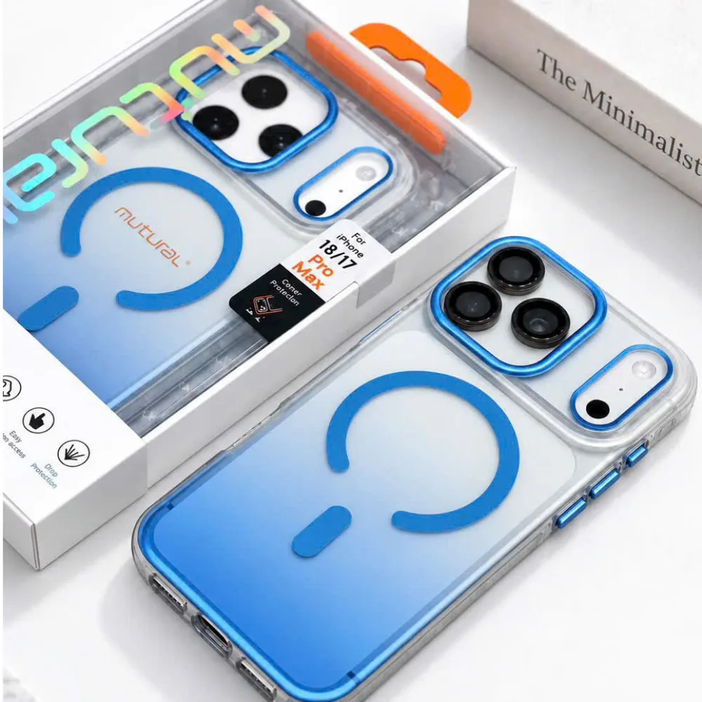 Ốp lưng iPhone 18 Pro Max Mutural xanh