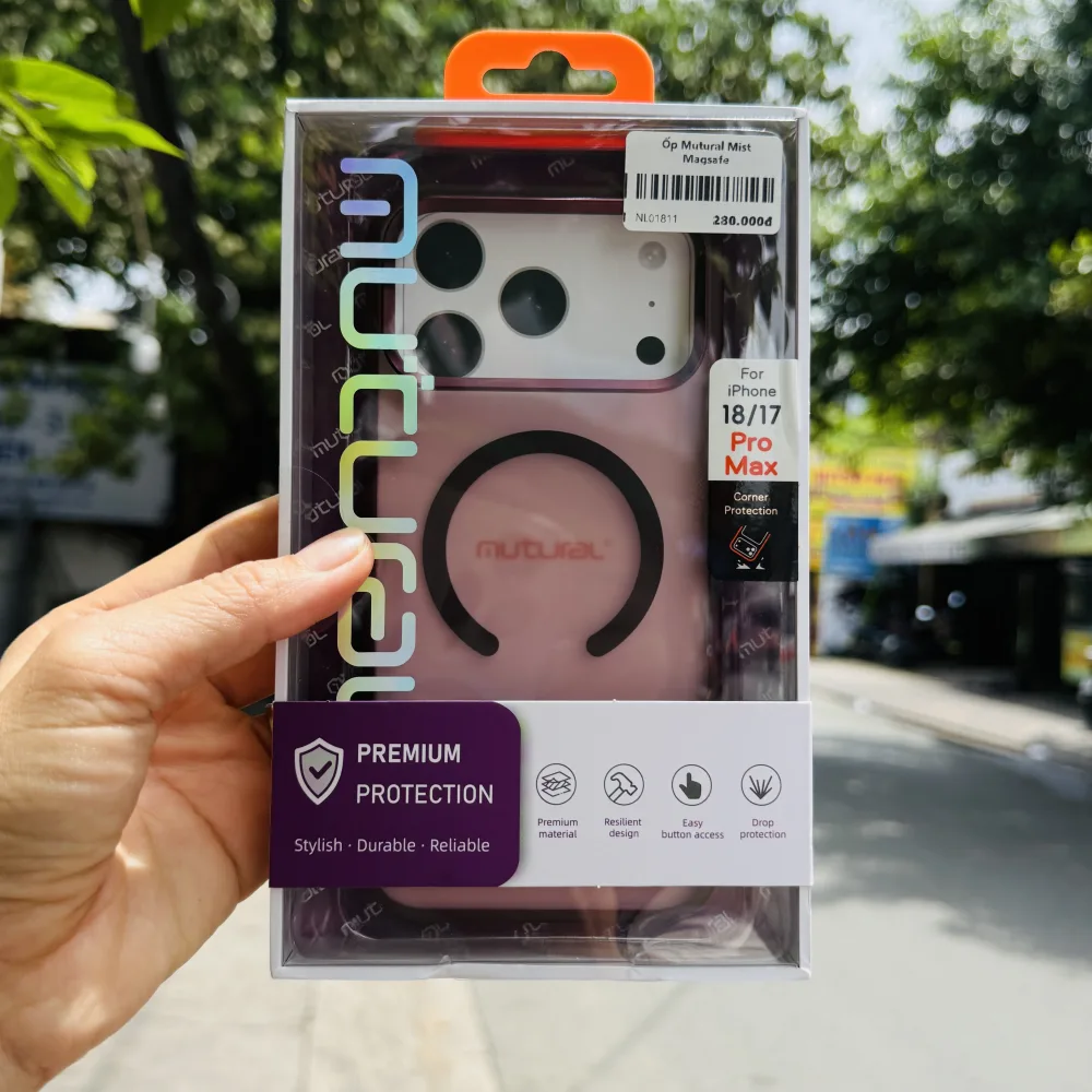Ốp lưng iPhone 17 Pro Max Mutural Mist Magsafe