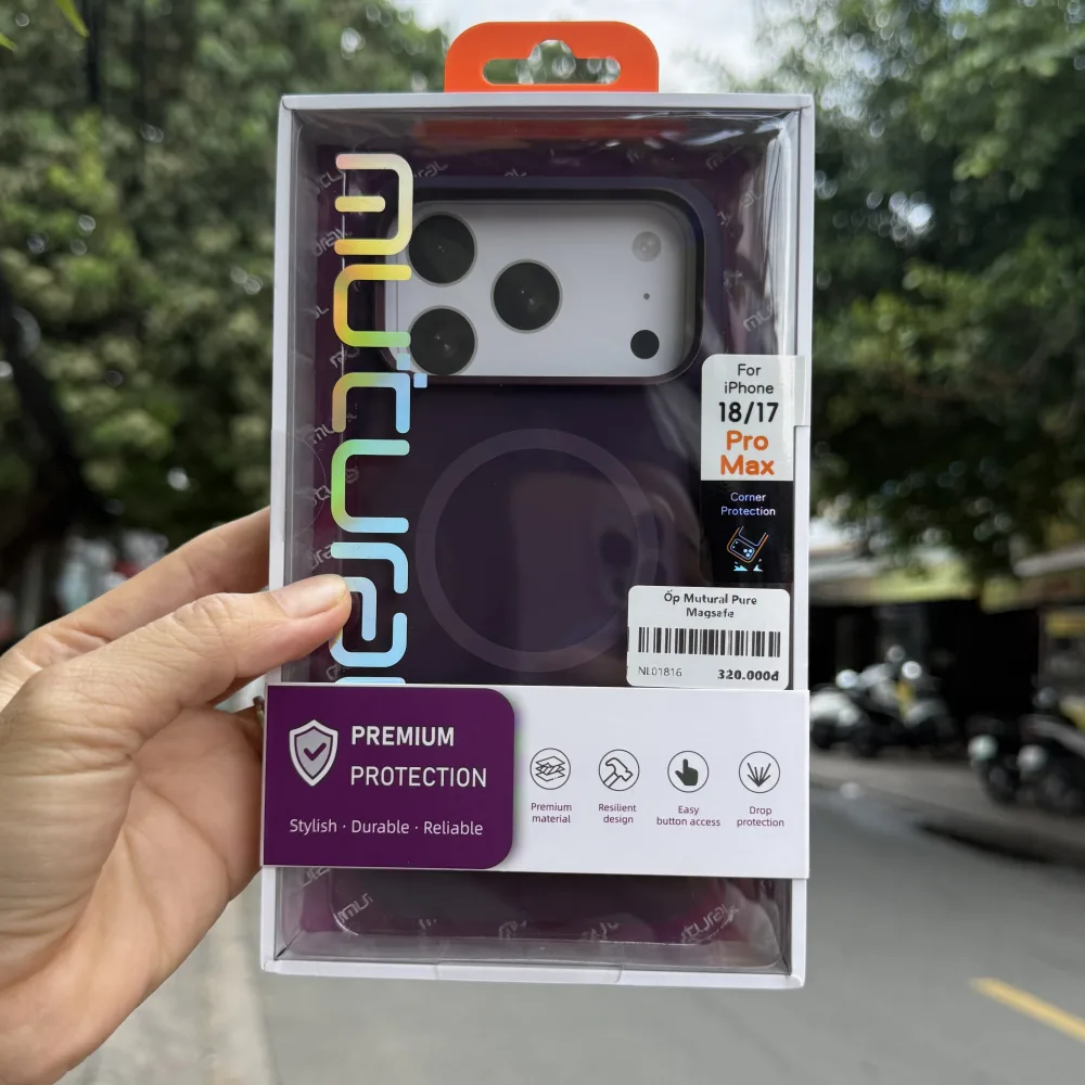 Ốp lưng iPhone 18 pro Max Mutural Pure Magsafe