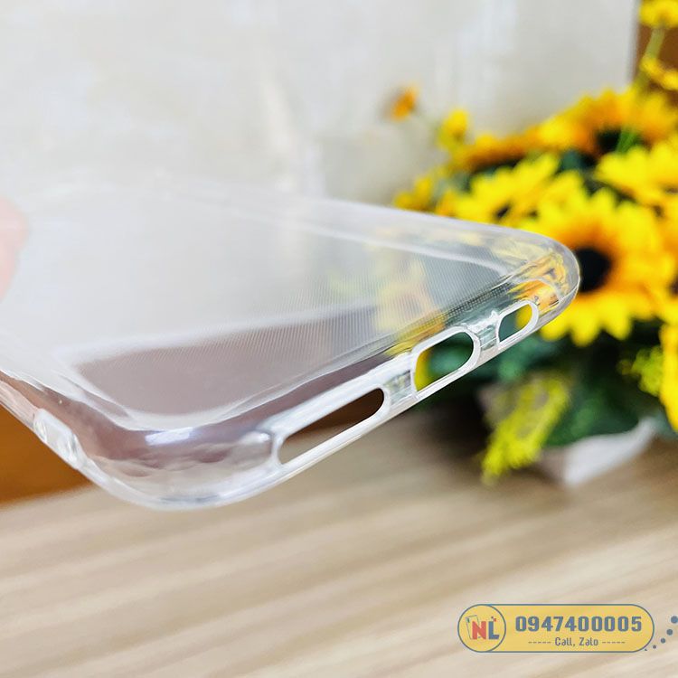 Ốp lưng iPhone Xs silicon dẻo trong mềm