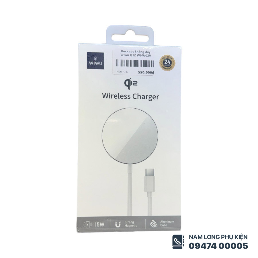 Dock sạc không dây WiWU Qi2 Wi-W029