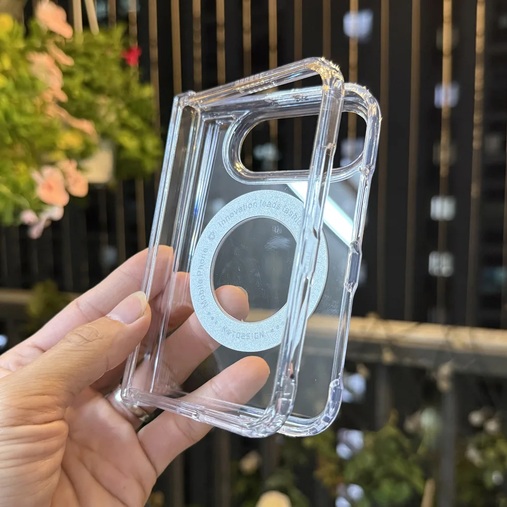 Ốp Lưng iPhone Duo KSTDESIGN Trong Suốt Kèm Chân Chống