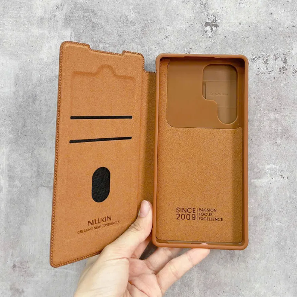 Bao da Galaxy S25 Ultra Nillkin Qin