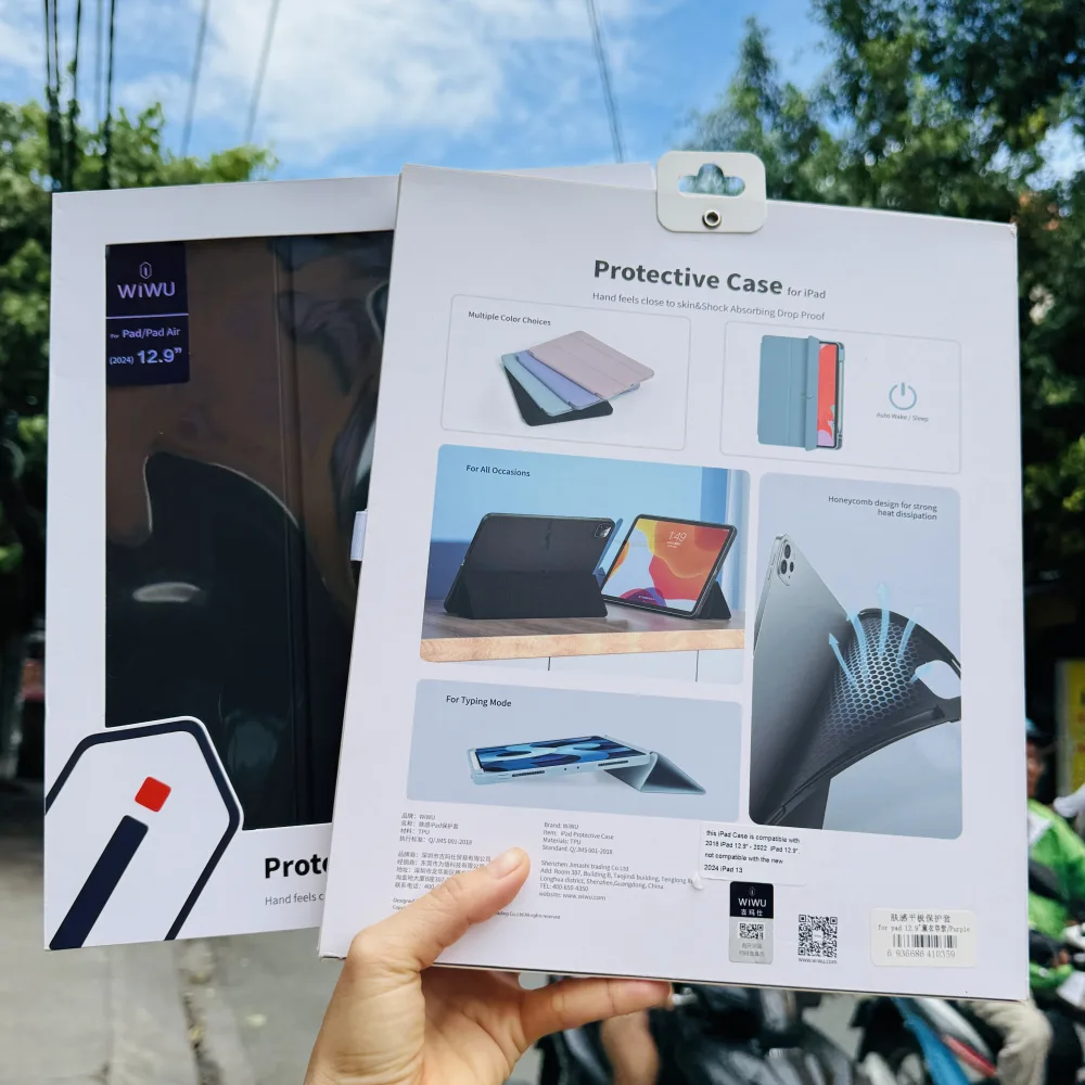 Bao da iPad Air 13 inch Wiwu Silicon chính hãng