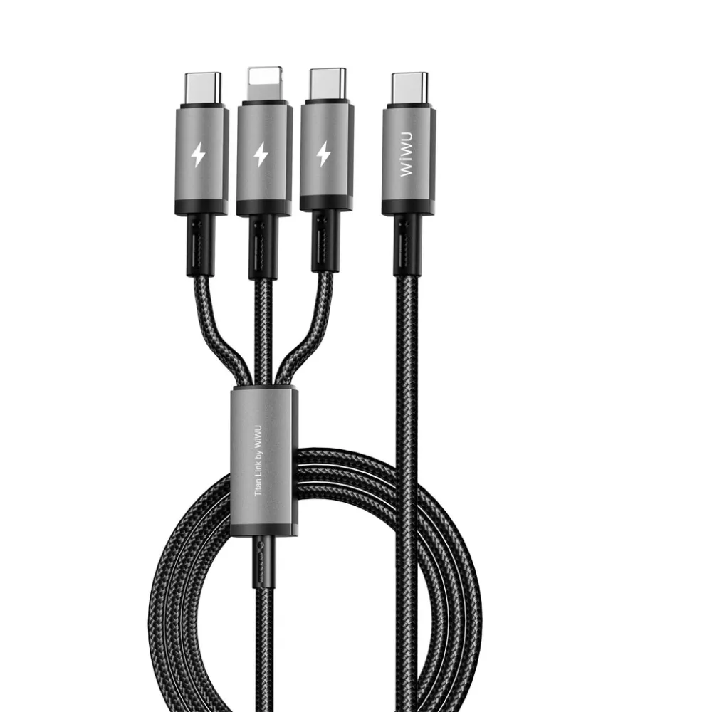 Cáp sạc 3in1 66W Titanlink WiWU
