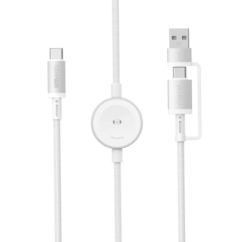 Cáp sạc 2in1 Apple Watch WiWu