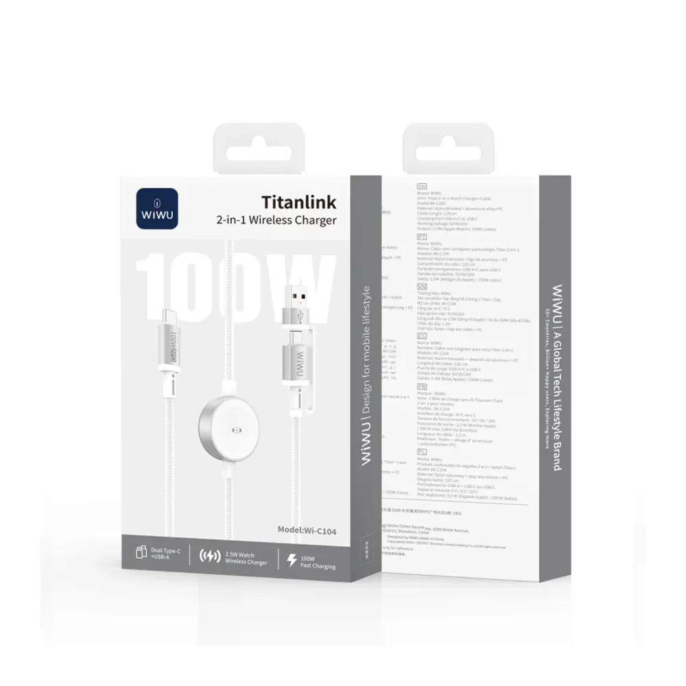 Cáp sạc Apple Watch WiWu