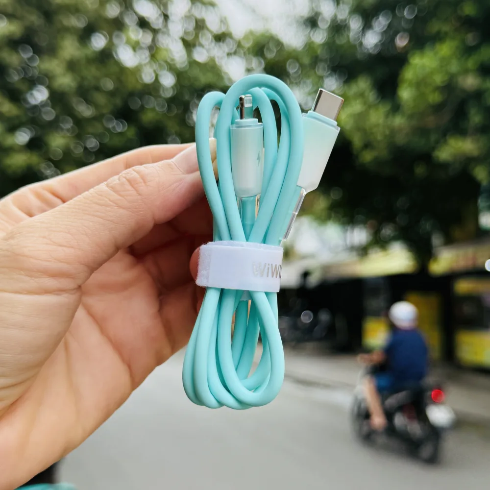 Cáp sạc Type C to Lightning 27W WiWU Neolink 2 mét