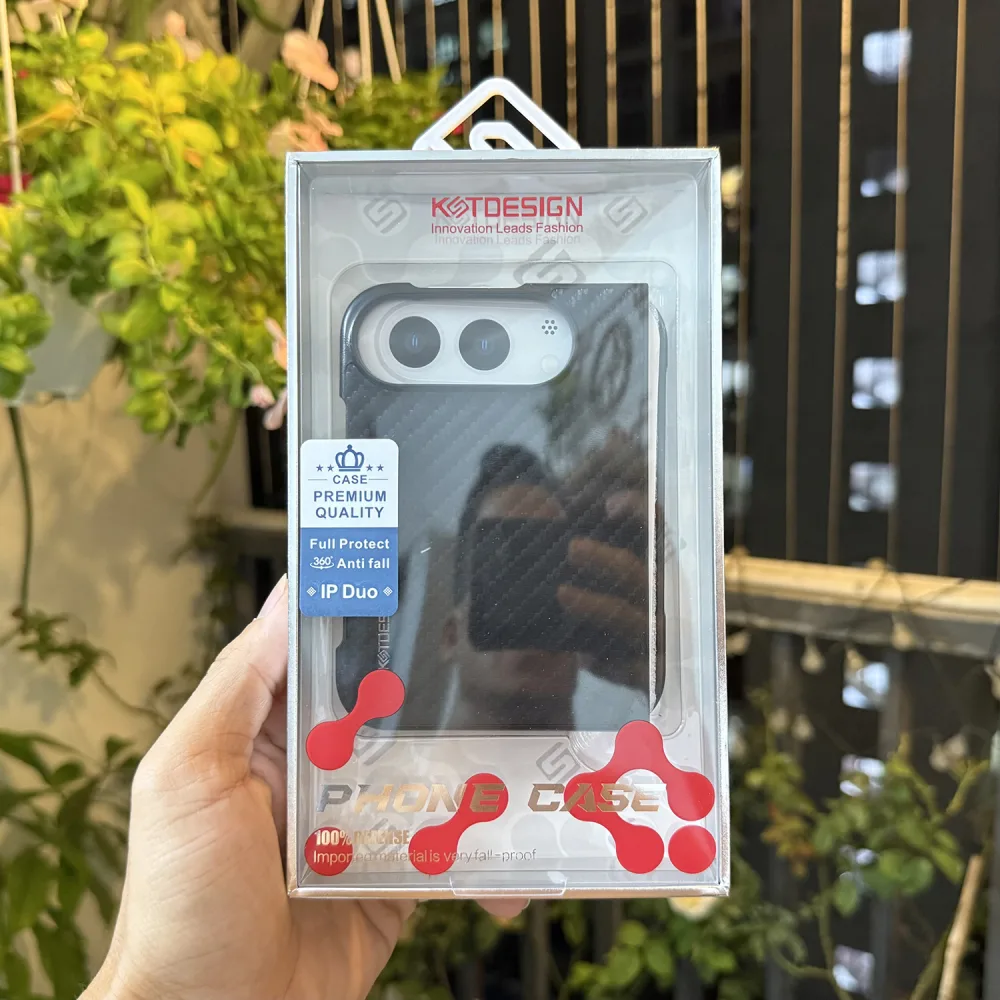 Ốp Lưng iPhone Duo KSTDESIGN Vân Carbon Chính Hãng