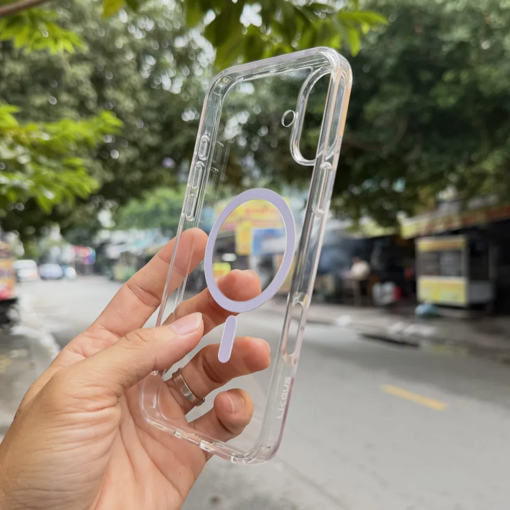 Ốp lưng iPhone 16 Plus trong suốt Magsafe Likgus