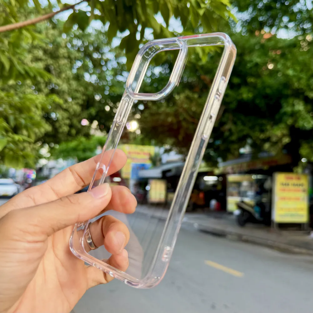 Ốp lưng iPhone 16 Pro Max trong suốt Zikgus