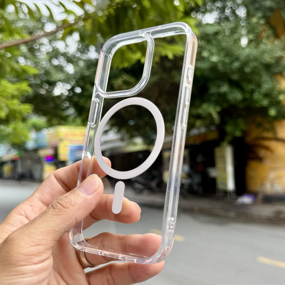Ốp lưng iPhone 16 Pro trong suốt Magsafe Likgus