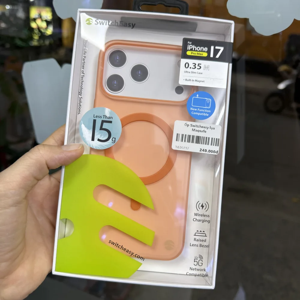 Ốp lưng iPhone 17 Pro Max Switcheasy magsafe siêu mỏng