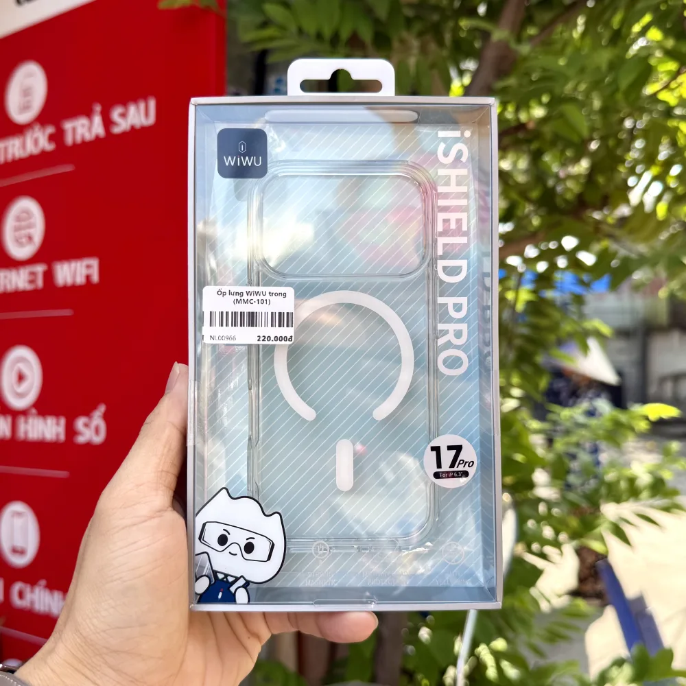 Ốp Lưng iPhone 17 Pro WiWU Trong Viền Dẻo Chống Sốc MCC-101 Chính Hãng