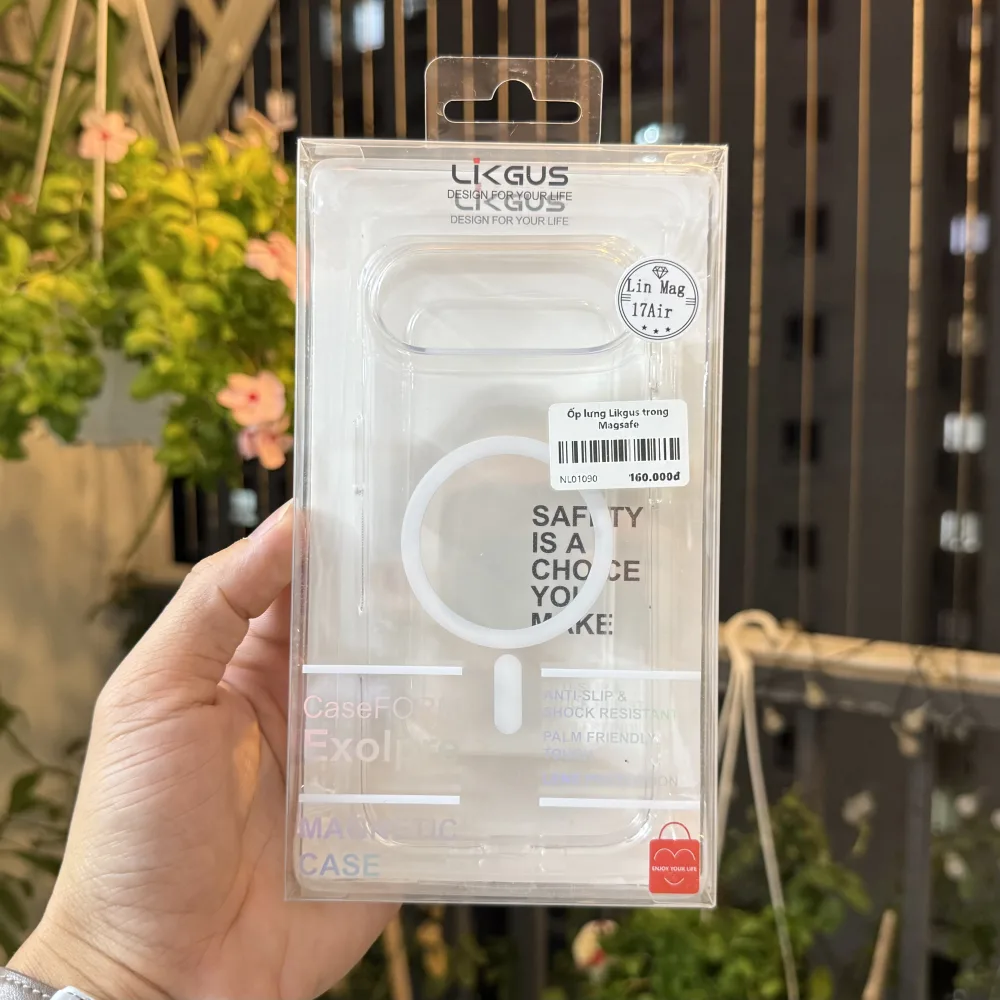 Ốp Lưng iPhone Air Trong Suốt MagSafe Likgus Chính Hãng