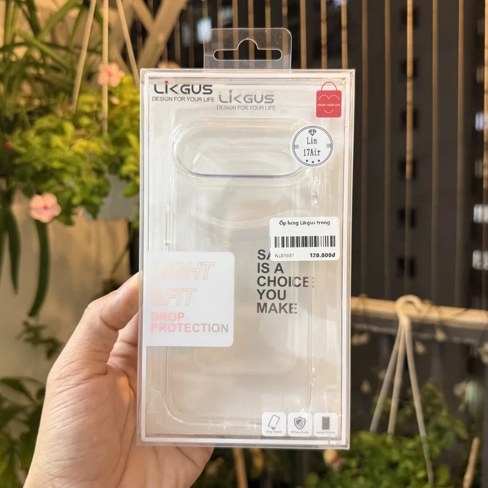 Ốp lưng iPhone Air trong suốt Likgus