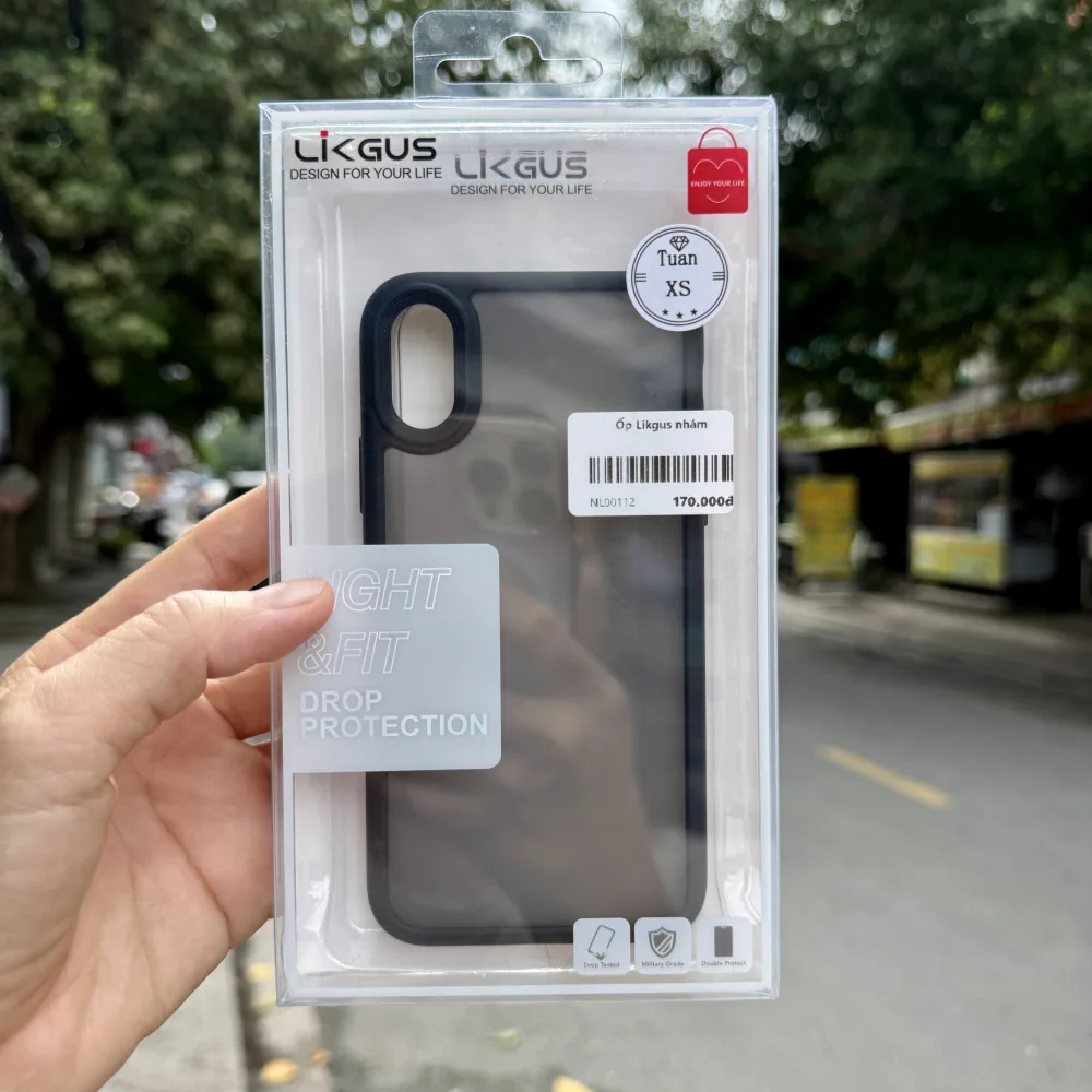 Ốp lưng iPhone X / Xs Likgus nhám
