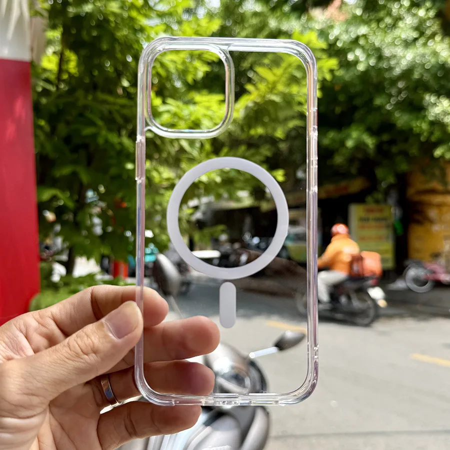 Ốp lưng iPhone 12 Pro Max Likgus Magsafe trong suốt