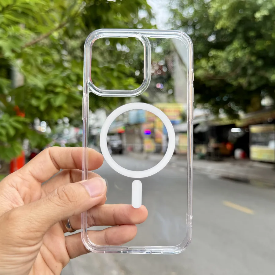 Ốp lưng iPhone 15 Pro Max Likgus trong suốt Magnetic
